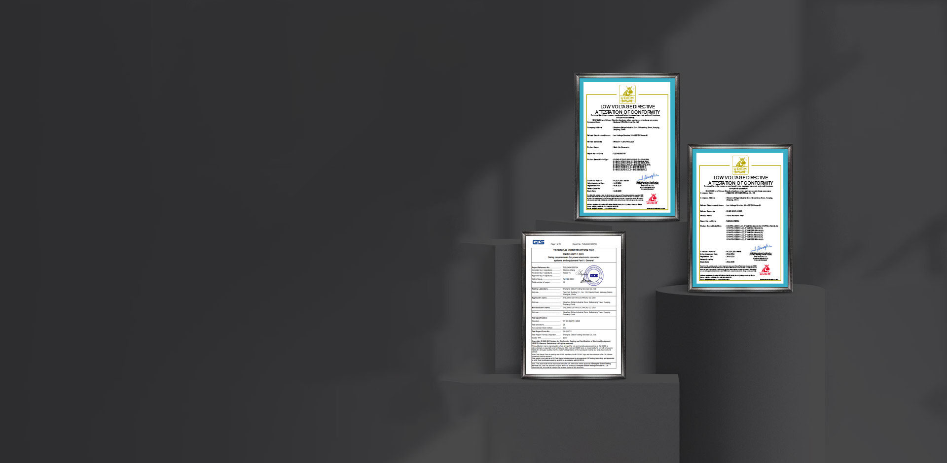 Zaslon certifikata